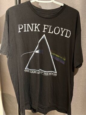 Pink Floyd Black Short Sleeve 'Dark Side of the Moon' Graphic Tee